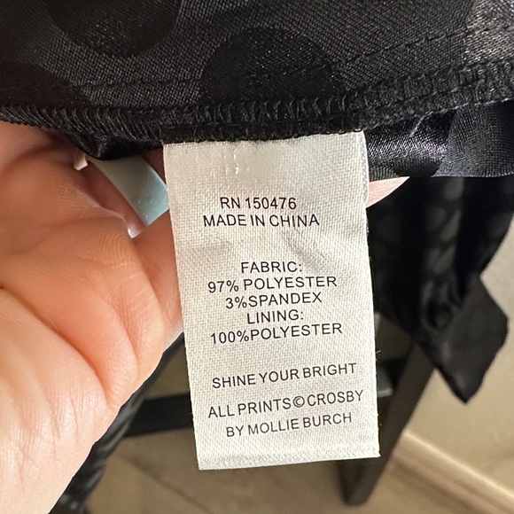 Crosby by Millie Burch Polka Dot Blouse Size M - Picture 3 of 4